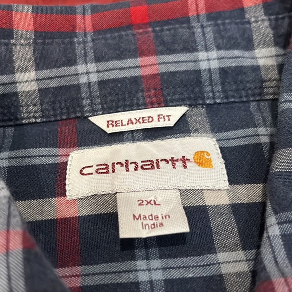 Carhartt Men’s Long Sleeve Button Down Shirt - Picture 4 of 8